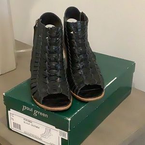 Paul Green Miranda black leather